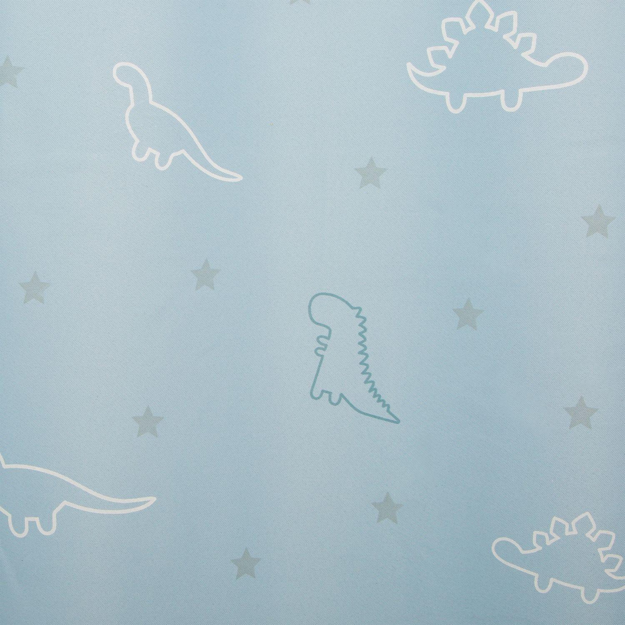 Voir la diapositive 2 : ATMOSPHERA Rideau occultant phosphorescent enfant dinosaure - 140 x 250 cm - bleu