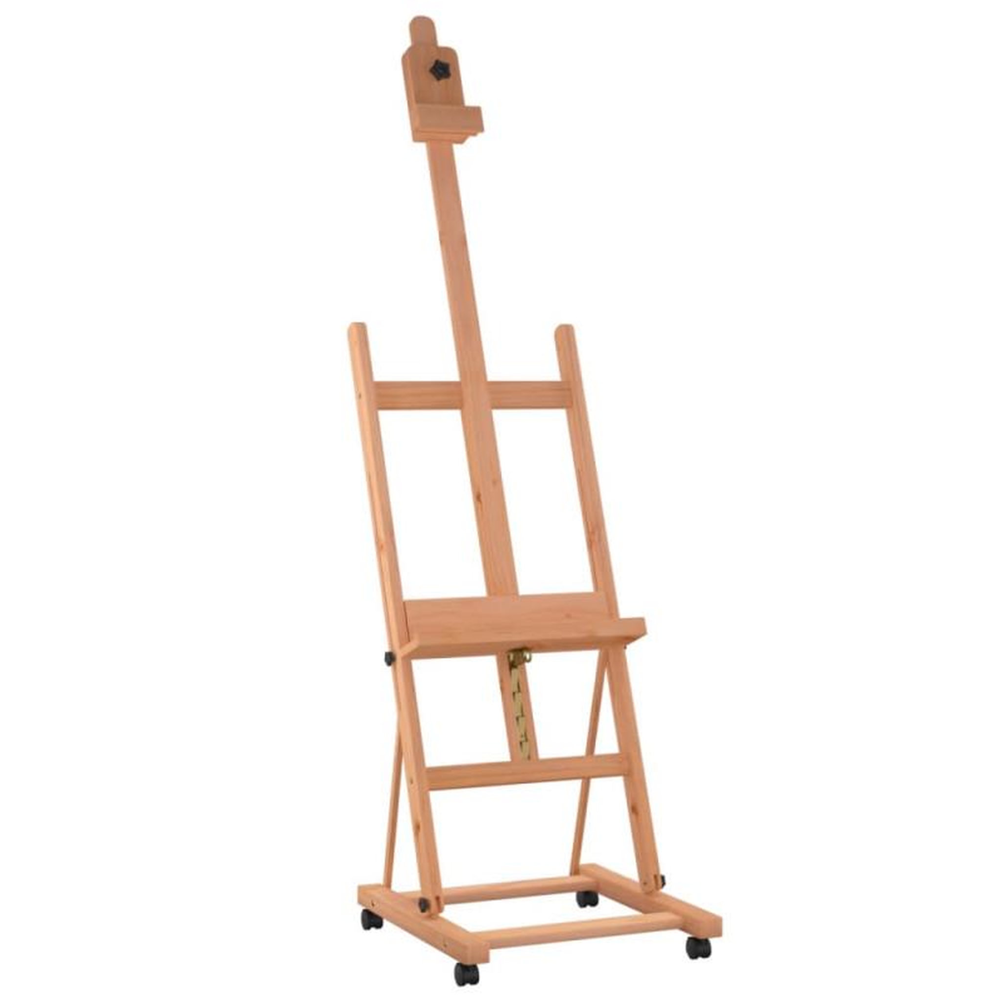 Voir la diapositive 2 : VIDAXL Chevalet 55x53,5x178 cm bois de hêtre massif