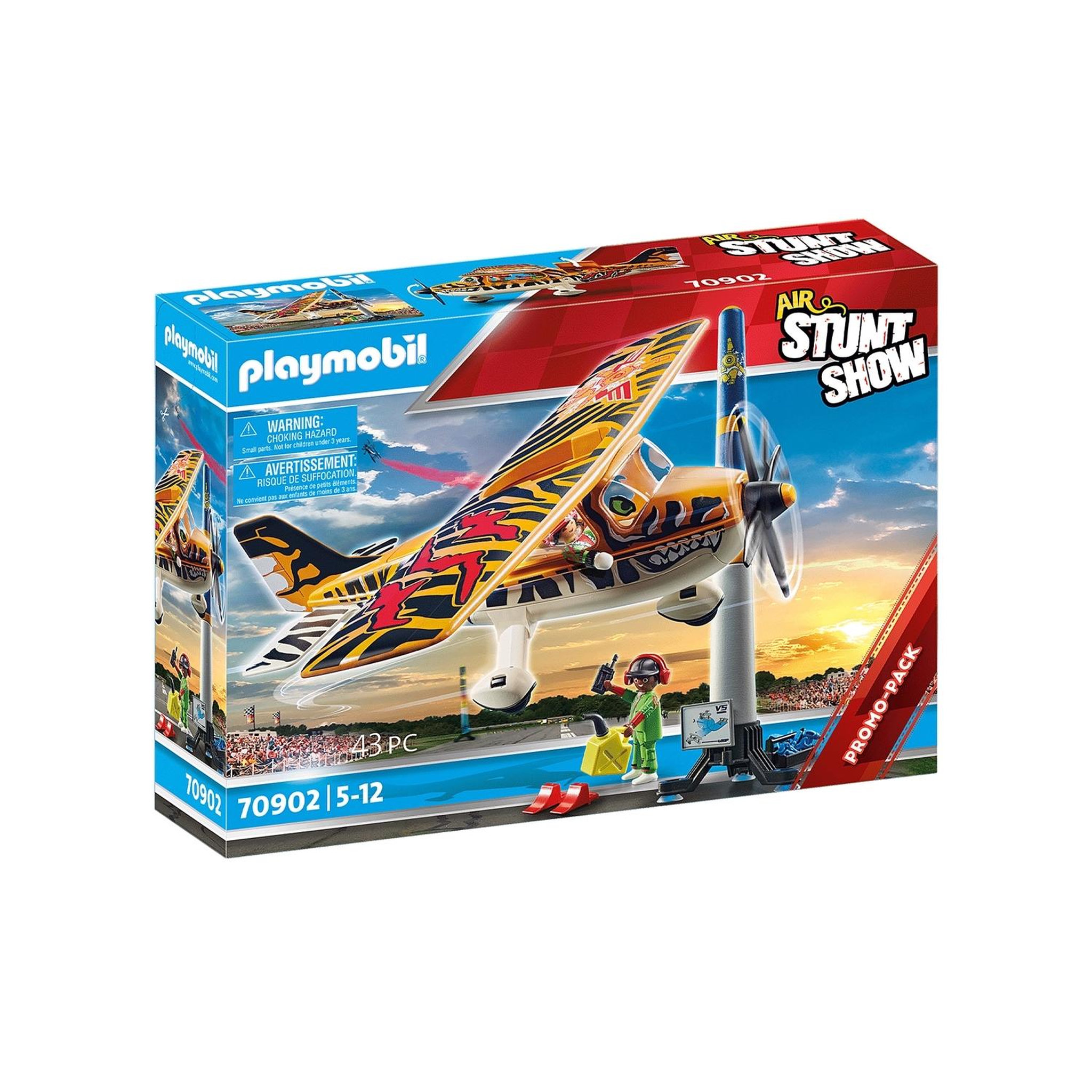 PLAYMOBIL Air Stuntshow Avion à hélice Tigre