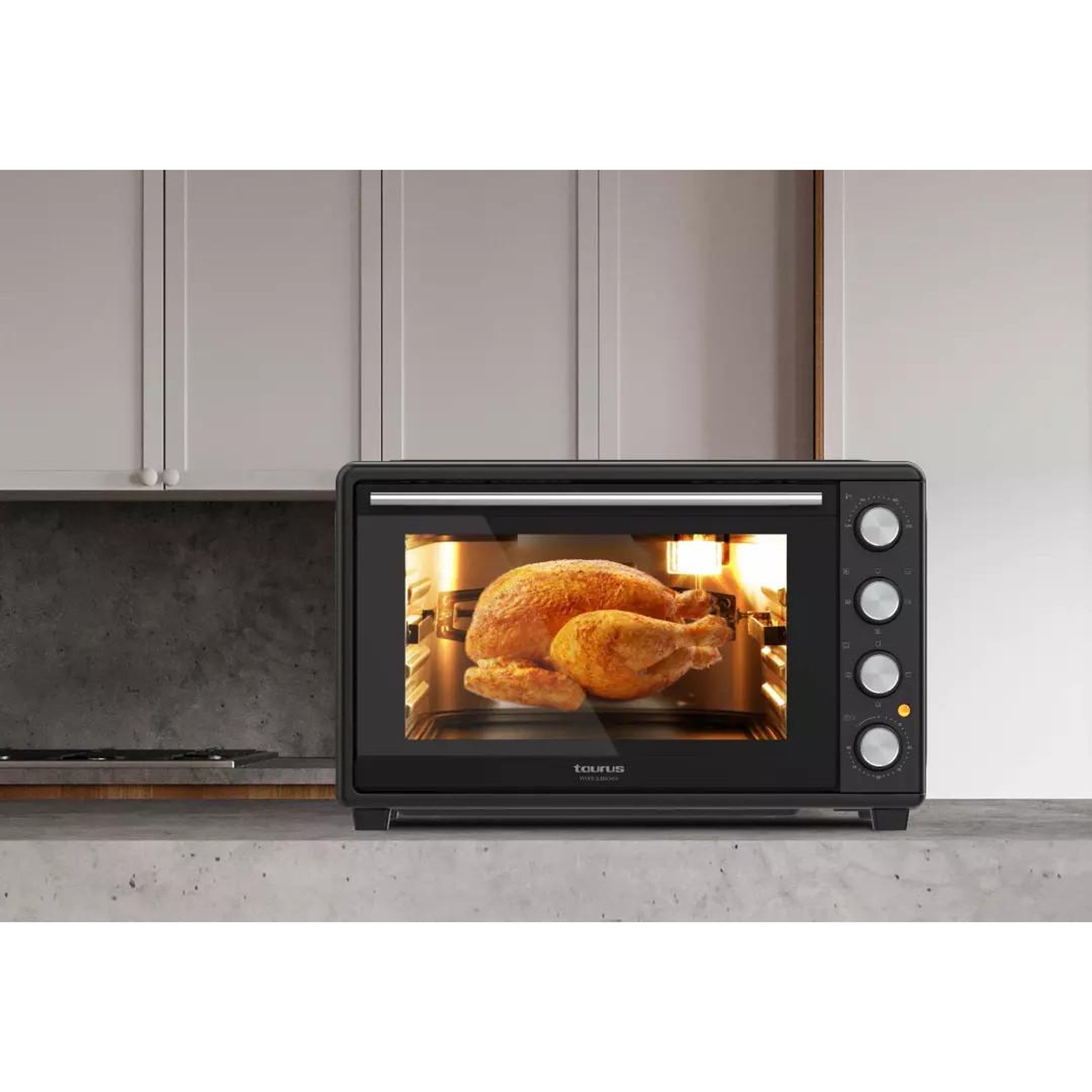 Voir la diapositive 2 : Taurus Four multifonction chaleur tournante 45l 2000w noir - HORIZON 45-1