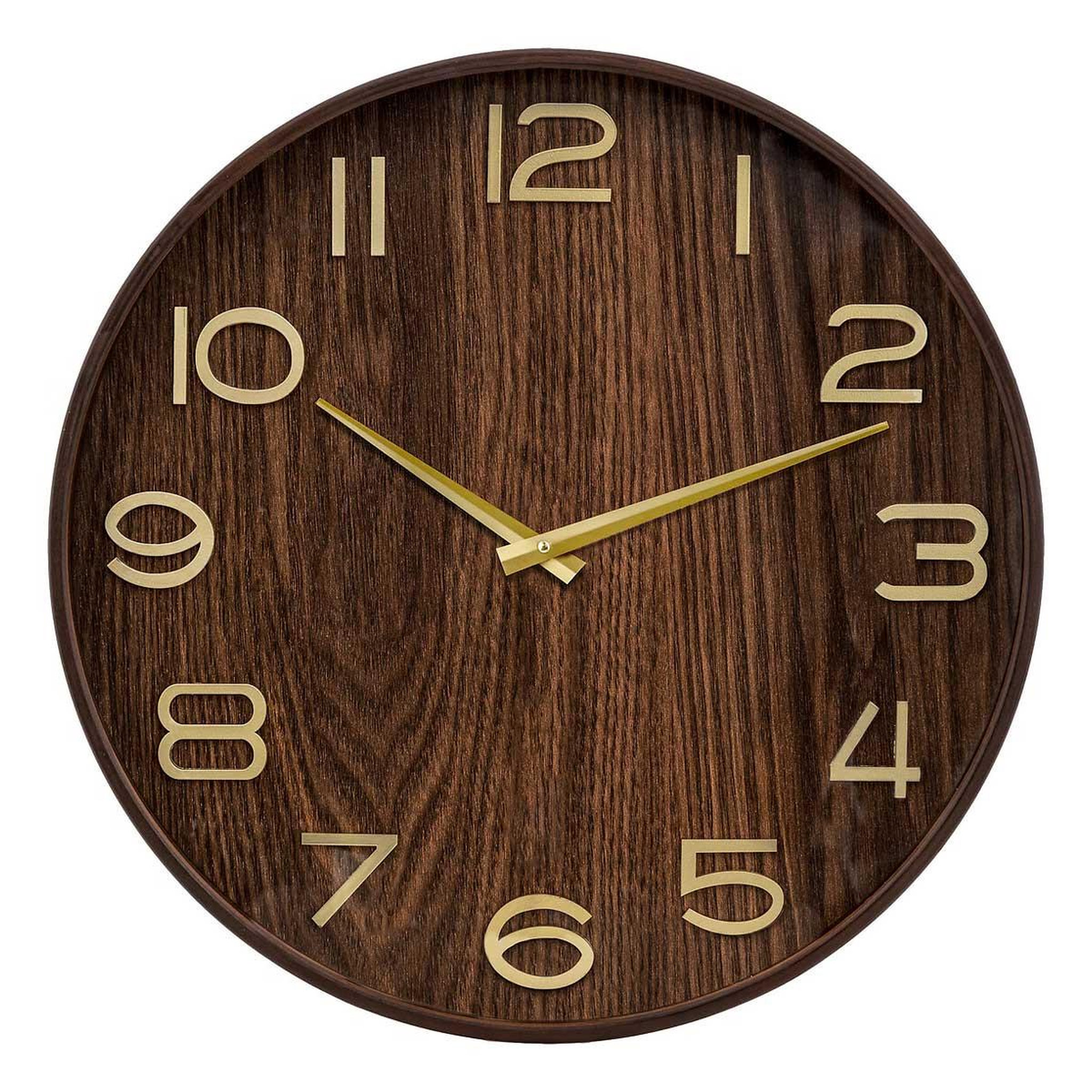ATMOSPHERA Horloge murale design  ivana  55cm marron
