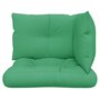 Voir la diapositive 5 : VIDAXL Coussins de palette lot de 3 vert tissu