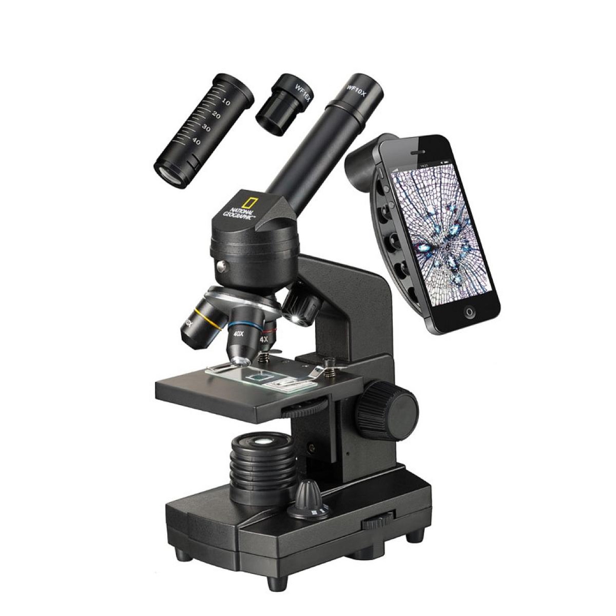 Bresser Microscope 40-1280x  Nat Geo + support smartphone