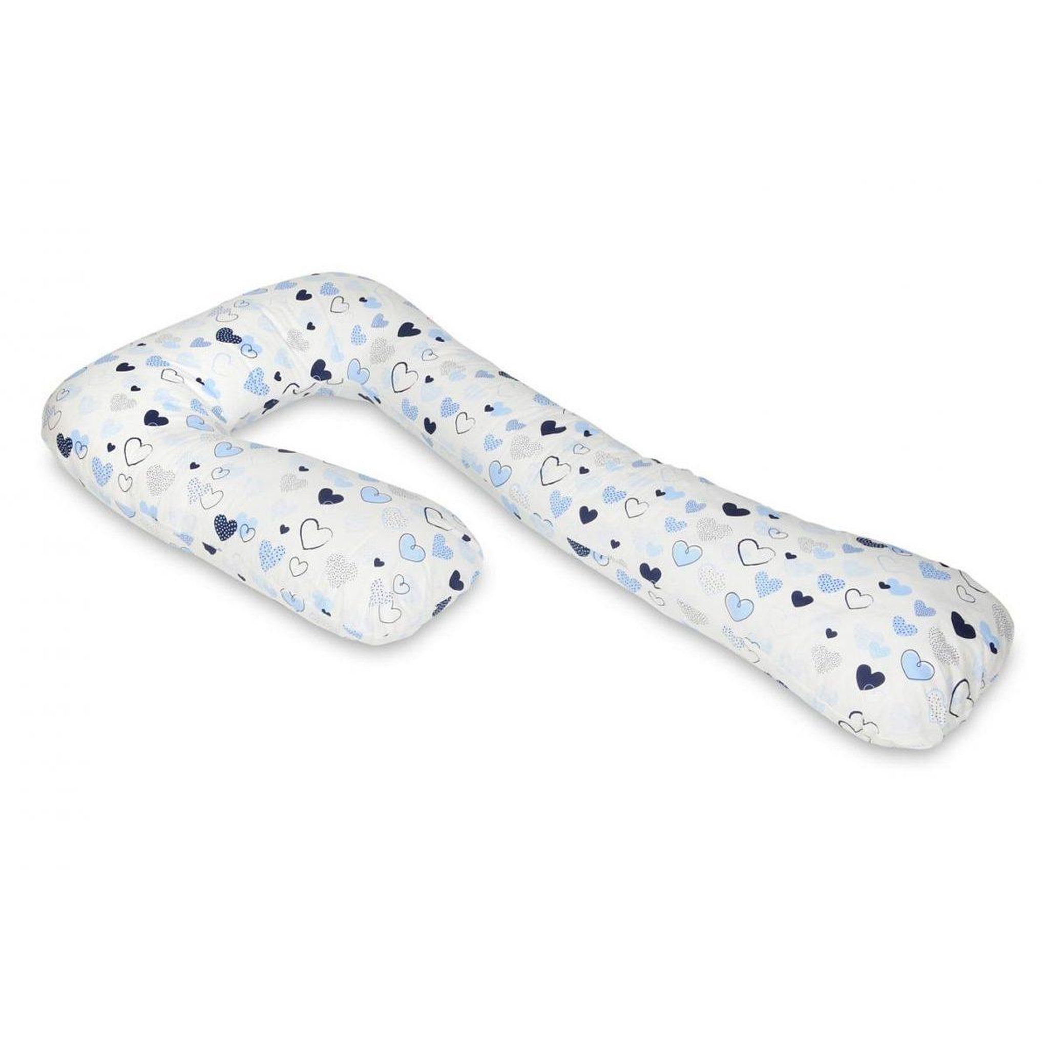 VELINDA Coussin d'accouchement pre/post natal Coeurs bleus