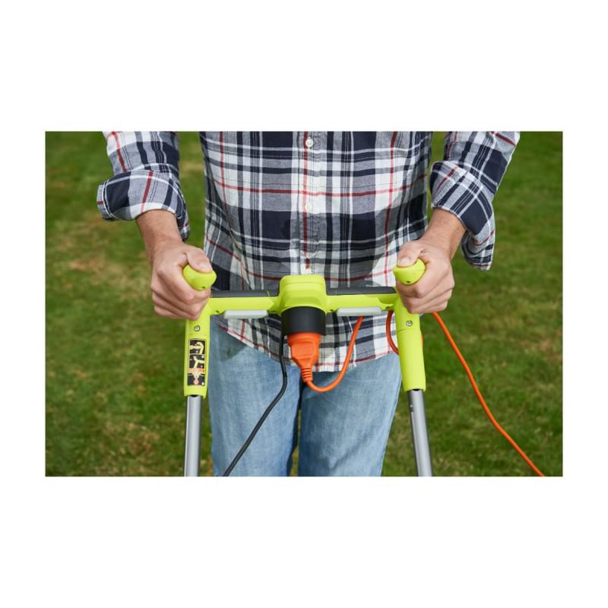 Voir la diapositive 5 : Ryobi Tondeuse électrique RYOBI - 1800W - coupe 40cm - RLM18E40H
