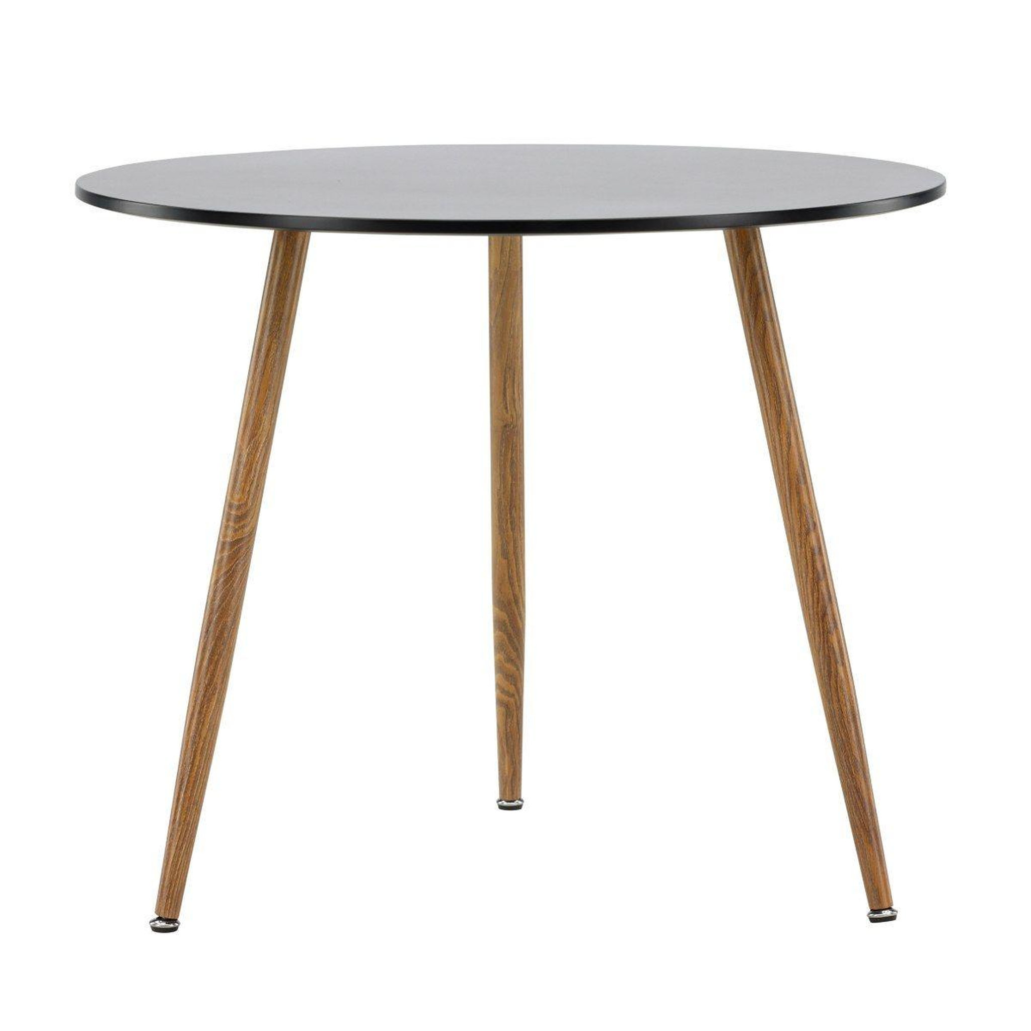 Paris Prix Table à manger ronde  polar  90cm noir