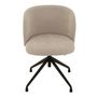 Voir la diapositive 2 : Paris Prix Chaise Pivotante Design  Gena  56cm Beige