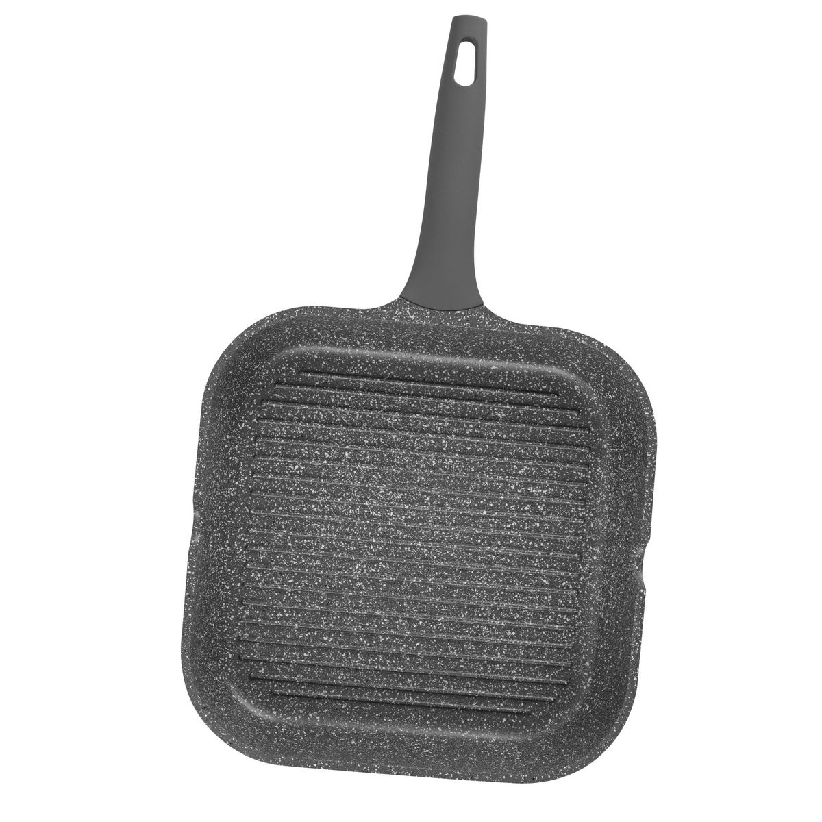 Grill 28 x 28 cm fonte d'aluminium EFFET PIERRE