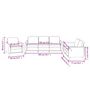 Voir la diapositive 6 : VIDAXL Ensemble de canapes 3 pcs avec coussins Cappuccino Similicuir