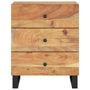 Voir la diapositive 3 : VIDAXL Table de chevet 50x33x62cm Bois d'acacia solide et d'ingenierie