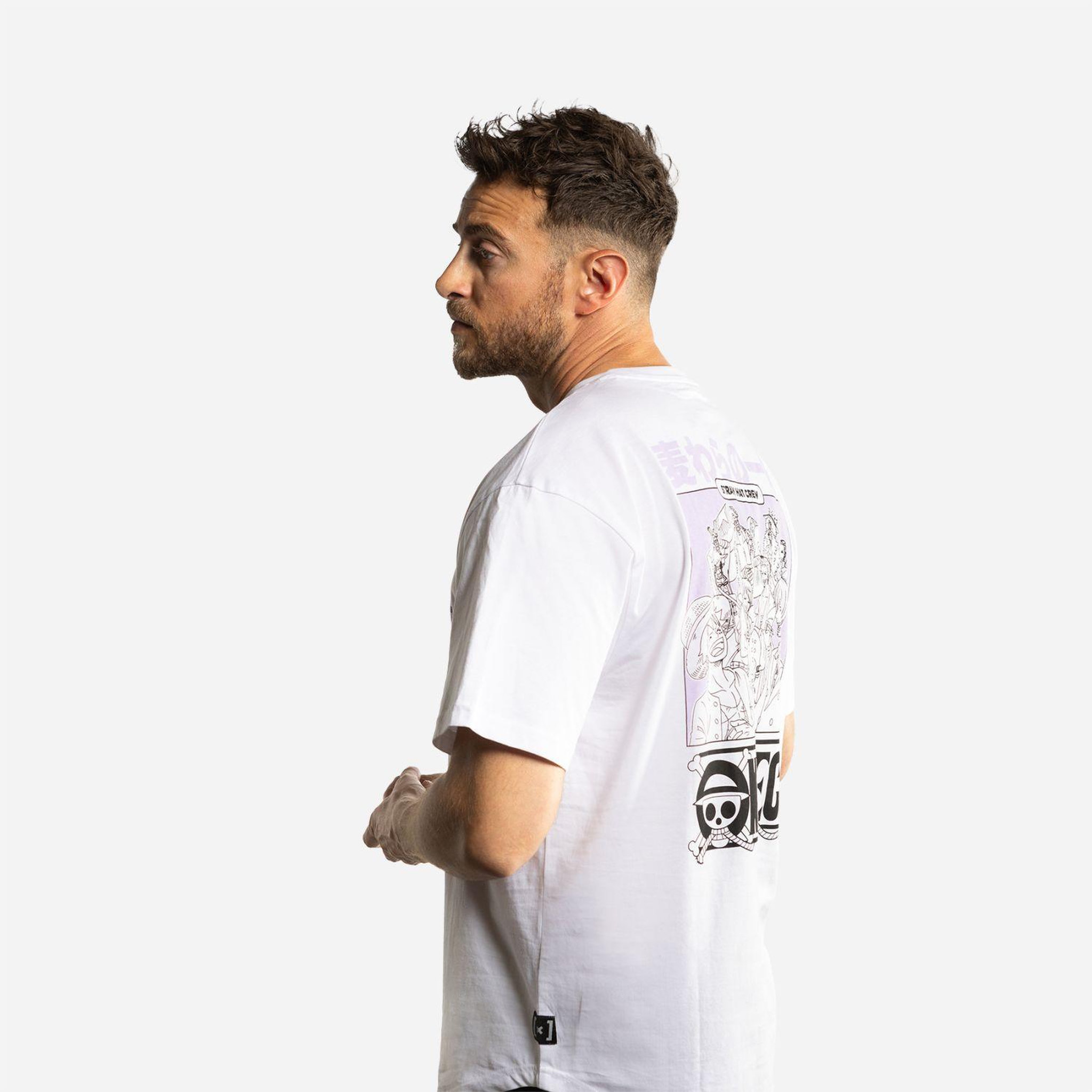 Voir la diapositive 4 : CAPSLAB T-shirt homme confort fit avec print One Piece Crew