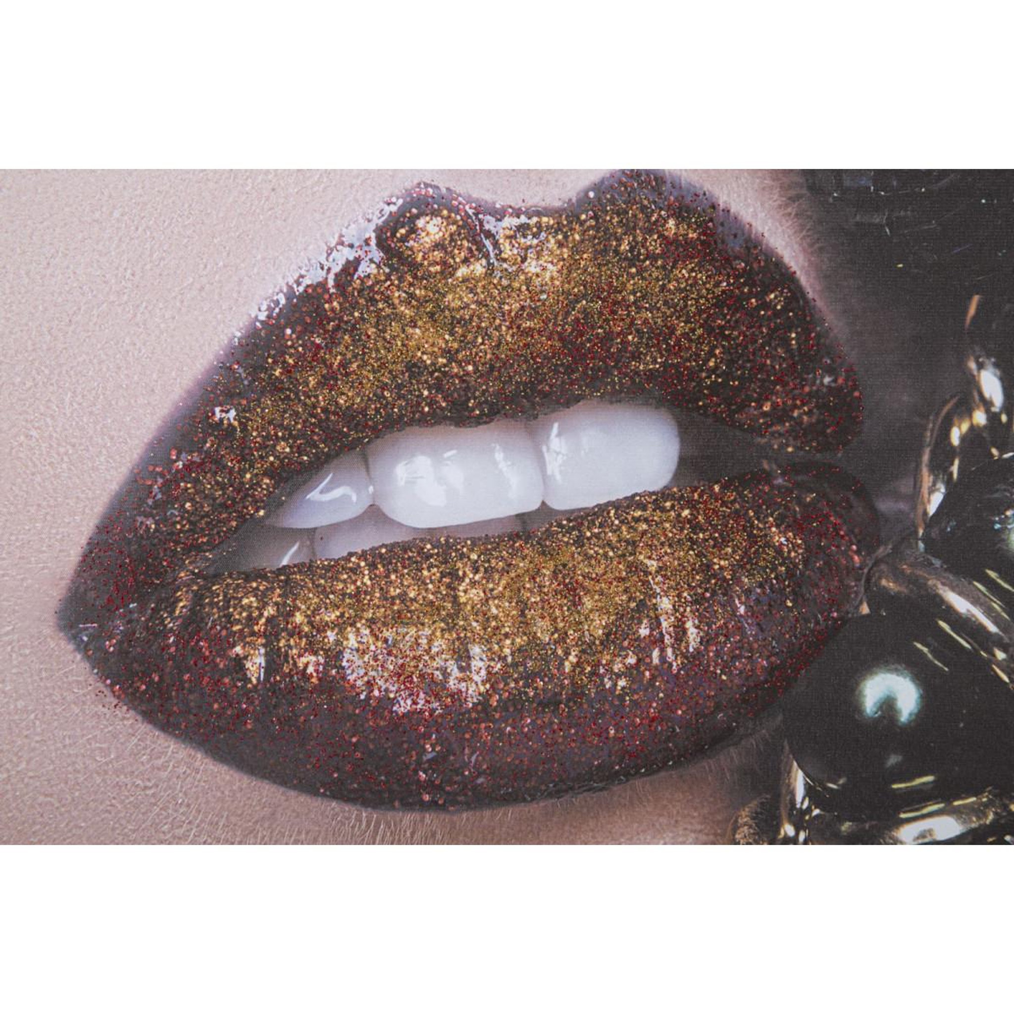 Voir la diapositive 2 : Paris Prix Toile imprimée déco  beautiful lips  80x120cm multicolore