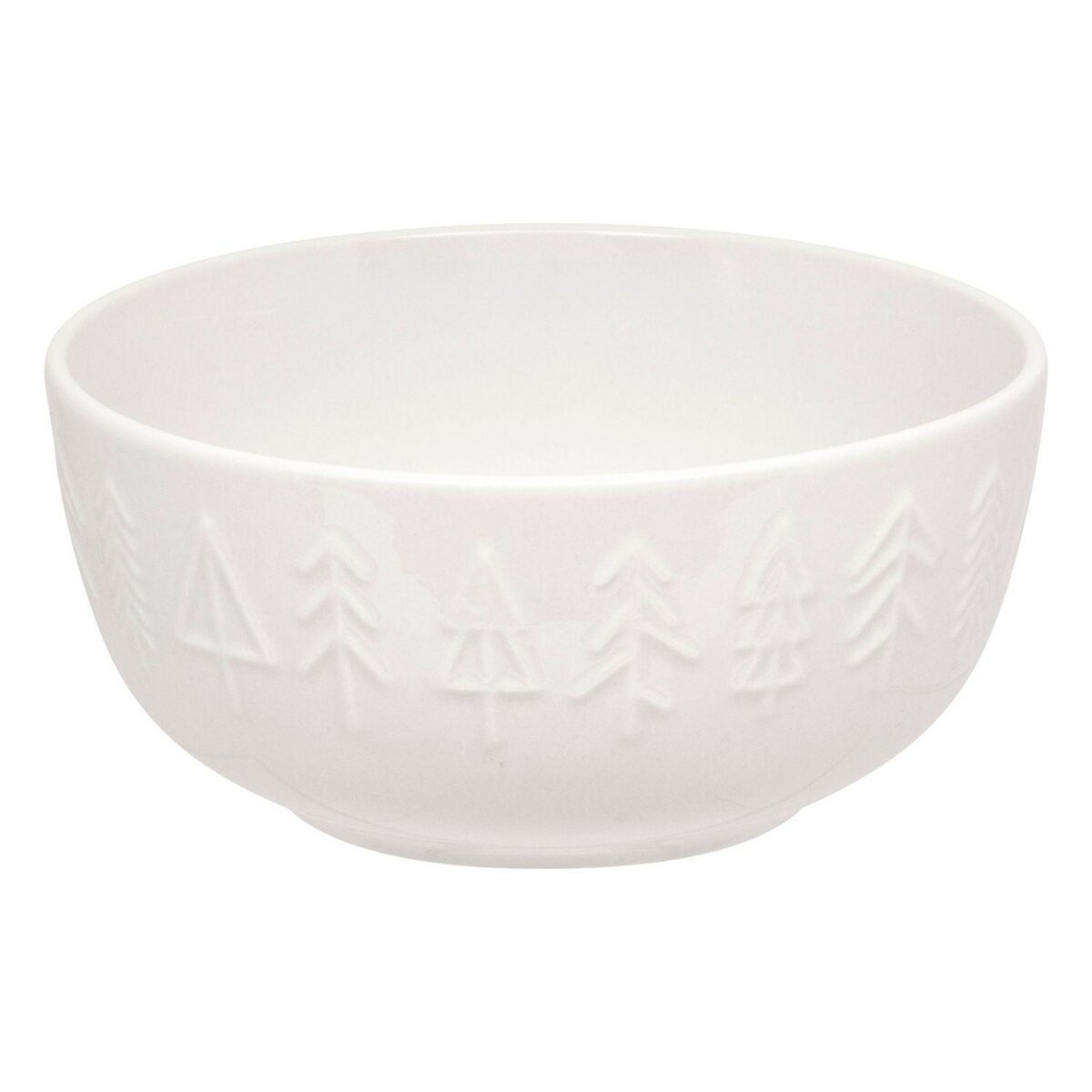 FEERIC LIGHT & CHRISTMAS Service vaisselle 18 pièces SAPIN - Blanc