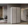 Voir la diapositive 5 : Armoire 2 portes coulissantes L120 cm THIBAULT