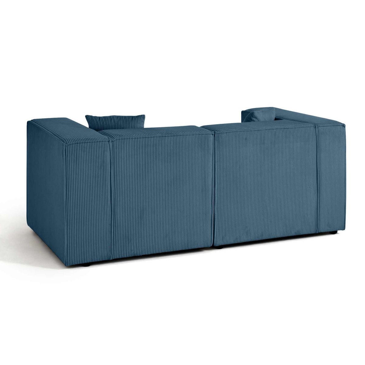 LISA DESIGN Arty - canapé modulable 2 places - en velours côtelé
