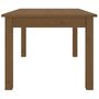 Voir la diapositive 4 : VIDAXL Table basse Marron miel 80x50x40 cm Bois massif de pin