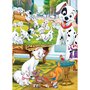 EDUCA Puzzle en bois 2 x 25 pièces : Animaux Disney : Dalmatiens et Aristochats