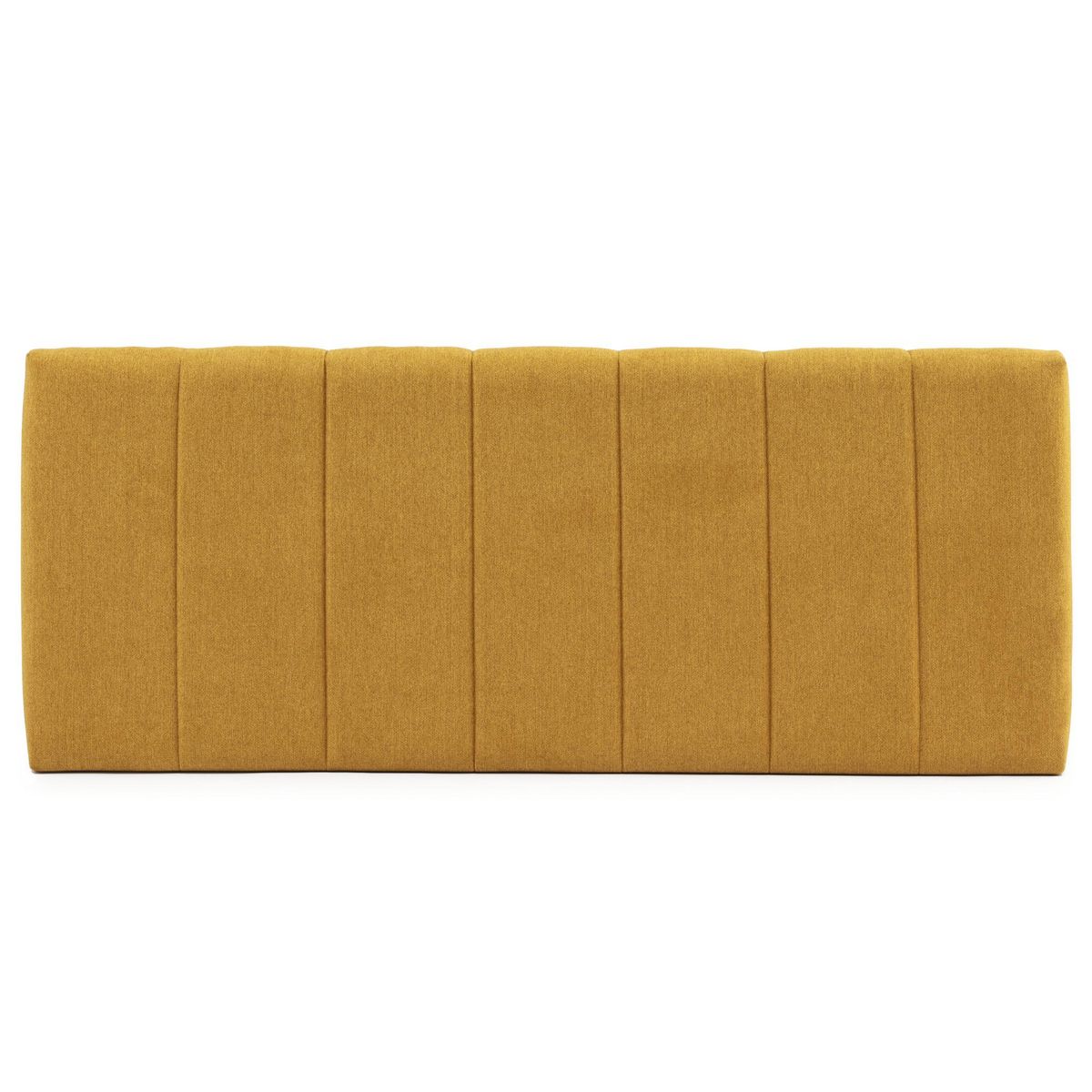 MARCKONFORT Tête de lit tapissée Creta 140x60 cm Couleur Moutarde, 8 cm d'épaisseur