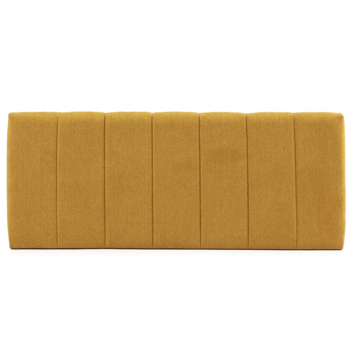 MARCKONFORT Tête de lit tapissée Creta 140x60 cm Couleur Moutarde, 8 cm d'épaisseur