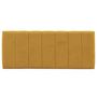 Voir la diapositive 2 : MARCKONFORT Tête de lit tapissée Creta 140x60 cm Couleur Moutarde, 8 cm d'épaisseur