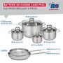 Voir la diapositive 2 : ELO Ensemble de 2 Poêles de cuisson 24 et 28 cm et 4 faitouts 12, 14, 16 et 24 cm Elo Profi Brillant