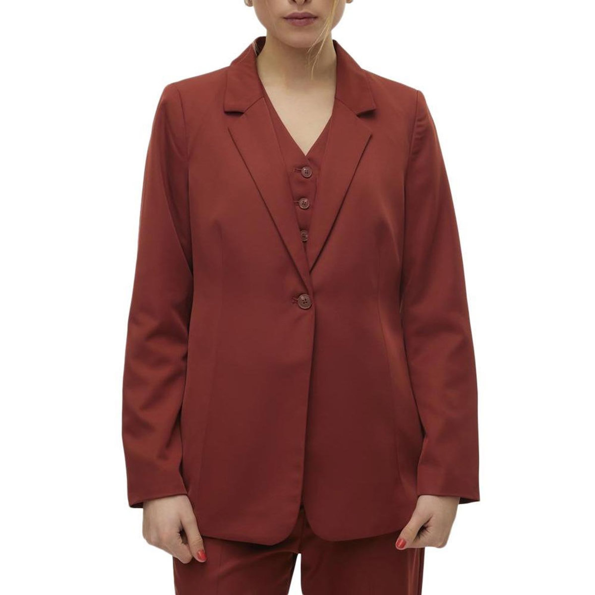 Vero Moda Blazer Orange Femme Vero Moda Tara