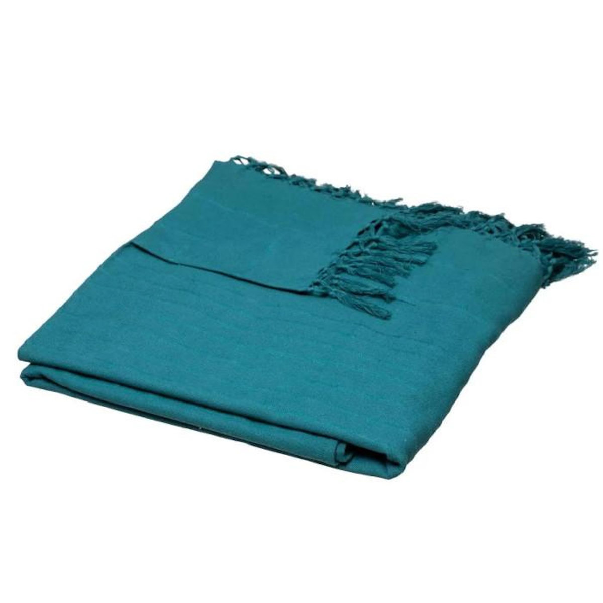 ATMOSPHERA Jeté de Lit  Anjali  230x250cm Bleu Canard