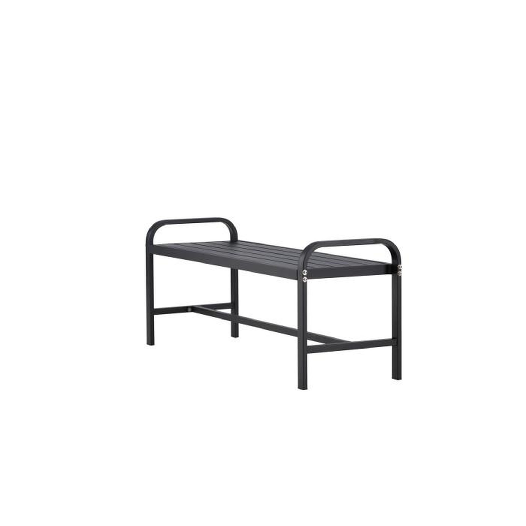 Voir la diapositive 3 : Paris Prix Banc de Jardin Design  Cascais  125cm Noir