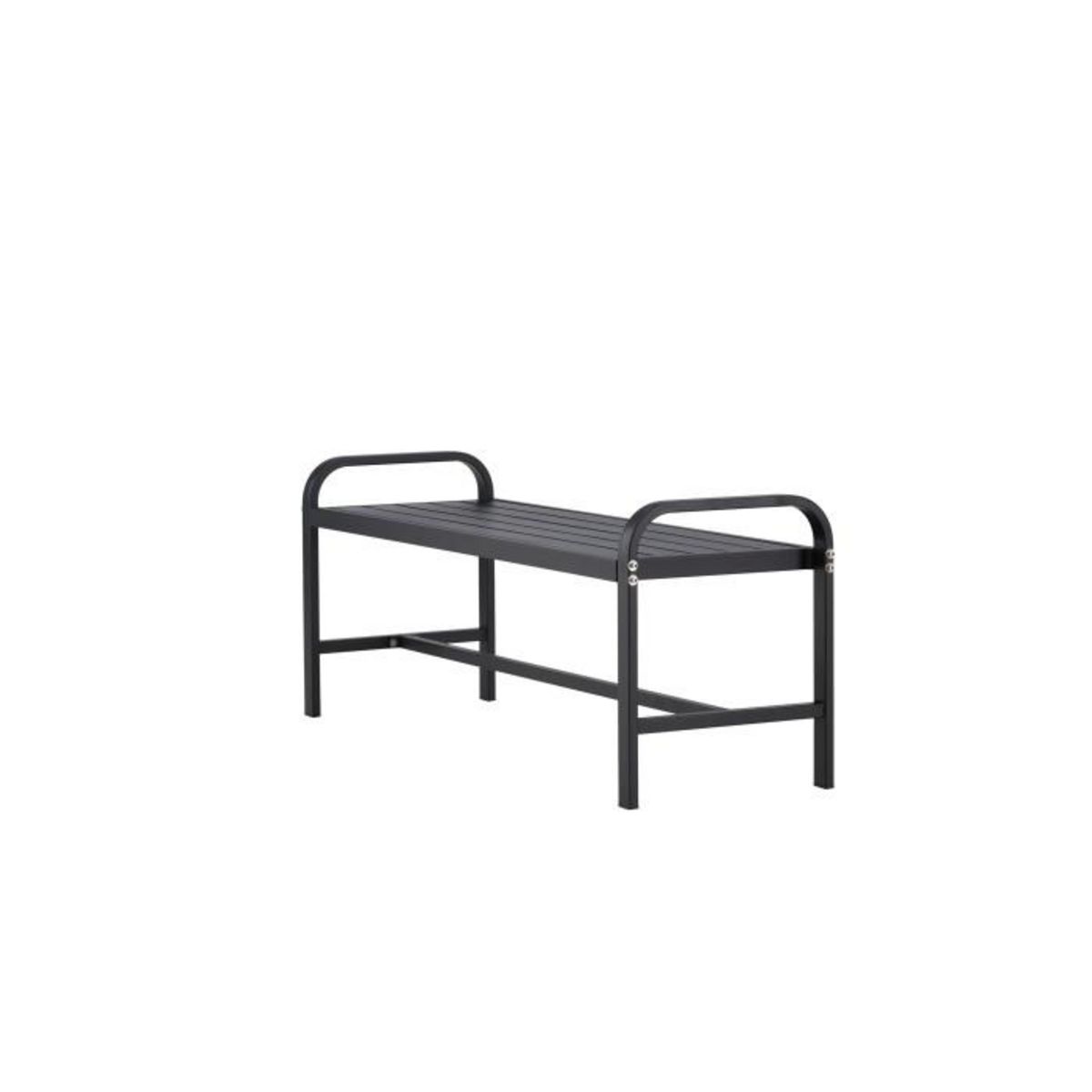 Paris Prix Banc de Jardin Design  Cascais  125cm Noir