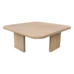 SWEEEK Table basse de jardin carrée bois d'acacia naturel 70cm - Kaina