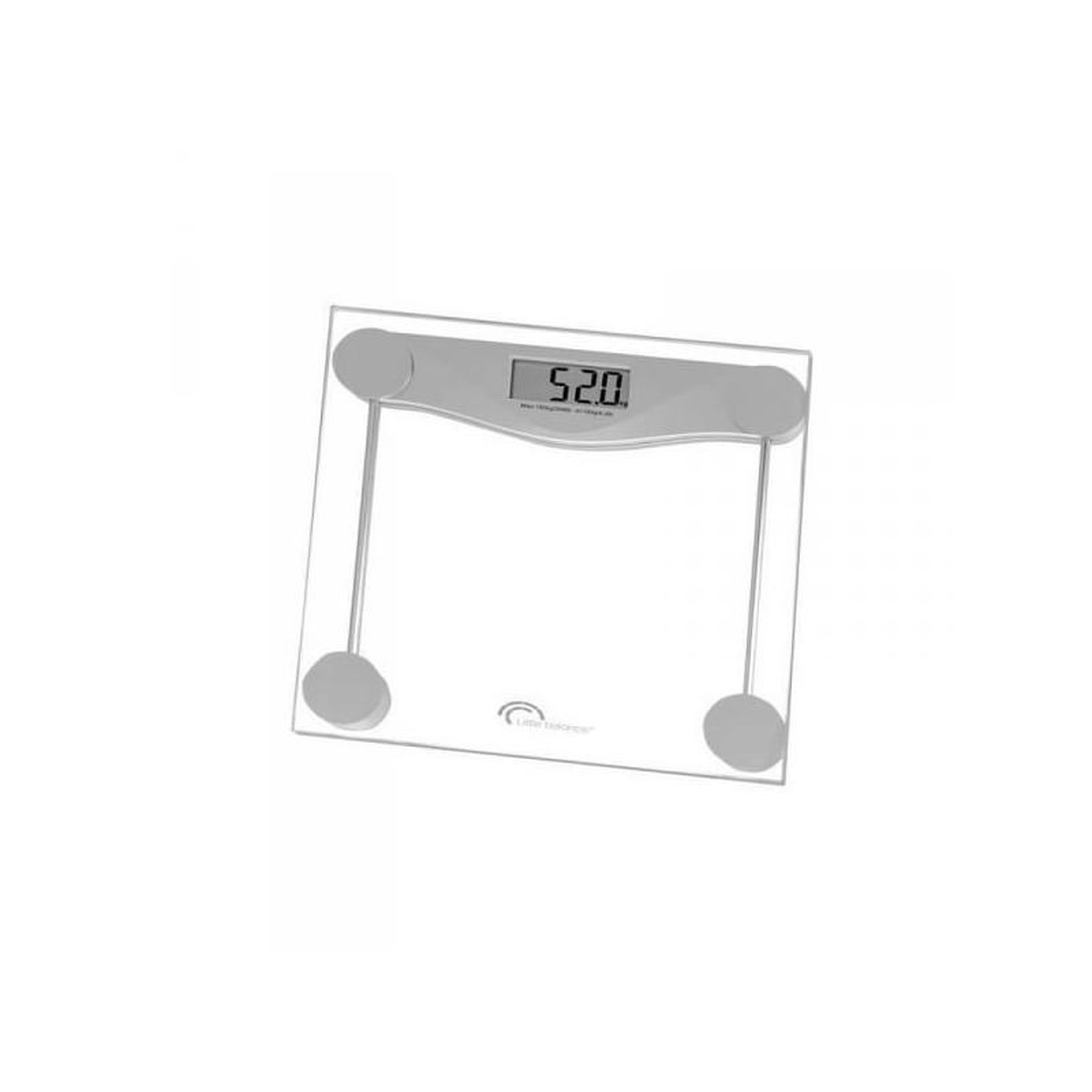 LITTLE BALANCE LITTLE BALANCE 8193 SB2 Electronique, Pese-personne electronique, Plateau verre trempe transparent, 160 kg / 100 g, Transparent