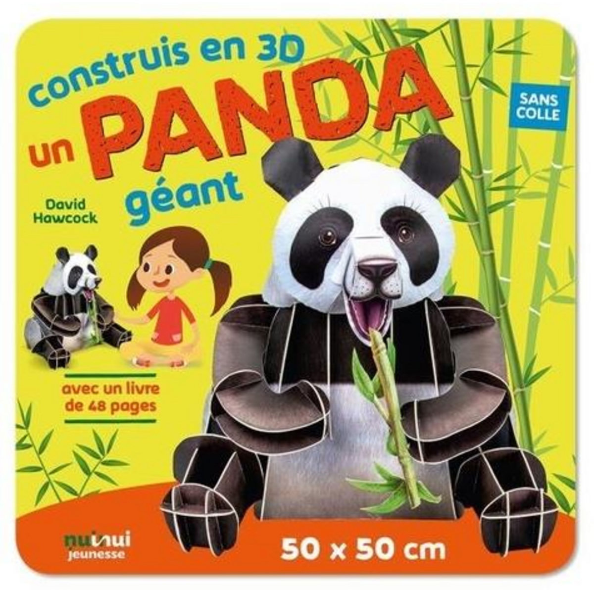 CONSTRUITS EN 3D UN PANDA GEANT. AVEC 1 LIVRE, Hawcock David
