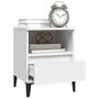 Voir la diapositive 5 : VIDAXL Tables de chevet 2 pcs Blanc 40x35x50 cm