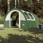 Voir la diapositive 3 : VIDAXL Tente de camping tunnel 4 personnes vert impermeable