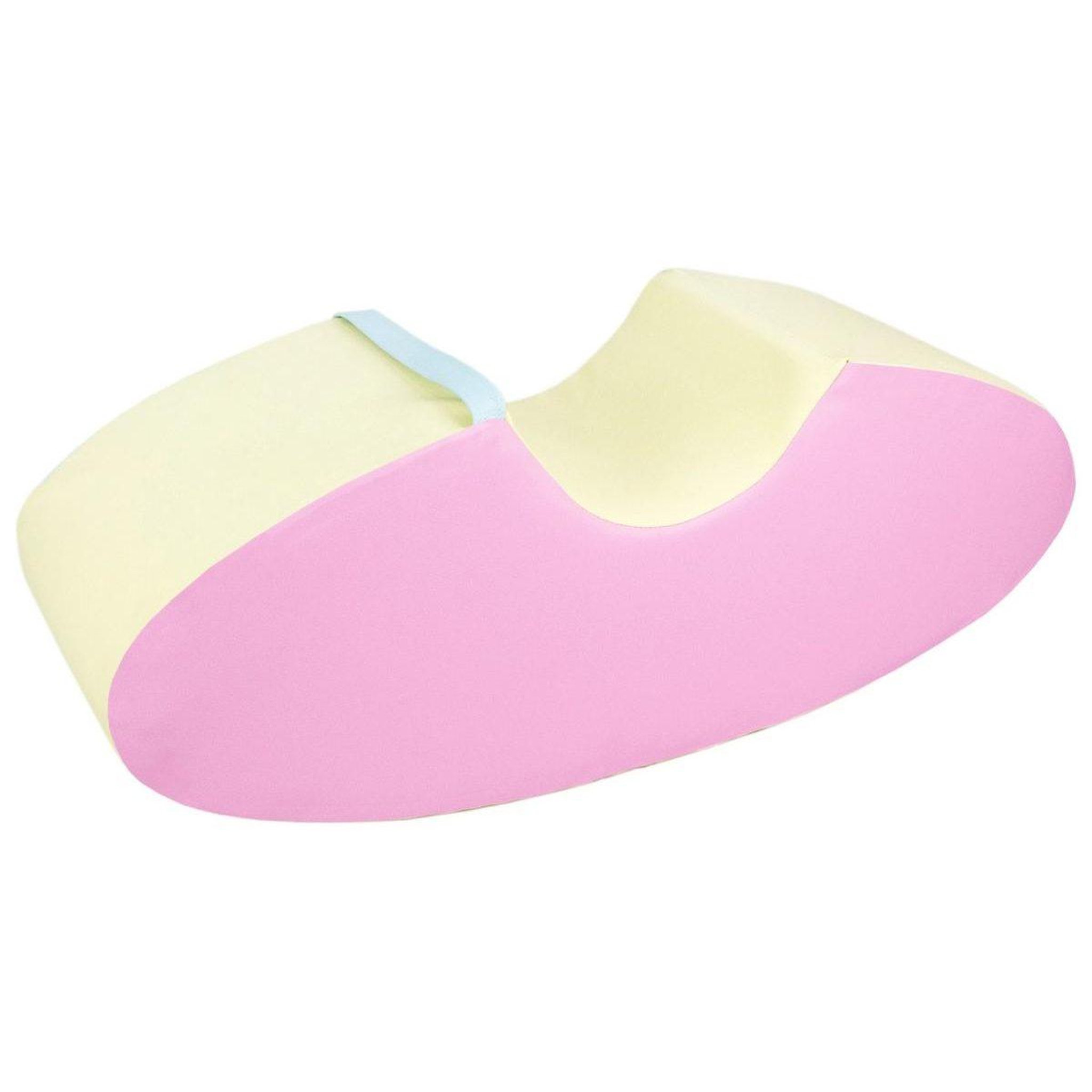 VELINDA Balancelle à bascule Bean Rocker — rose, bleu, jaune (pastel)