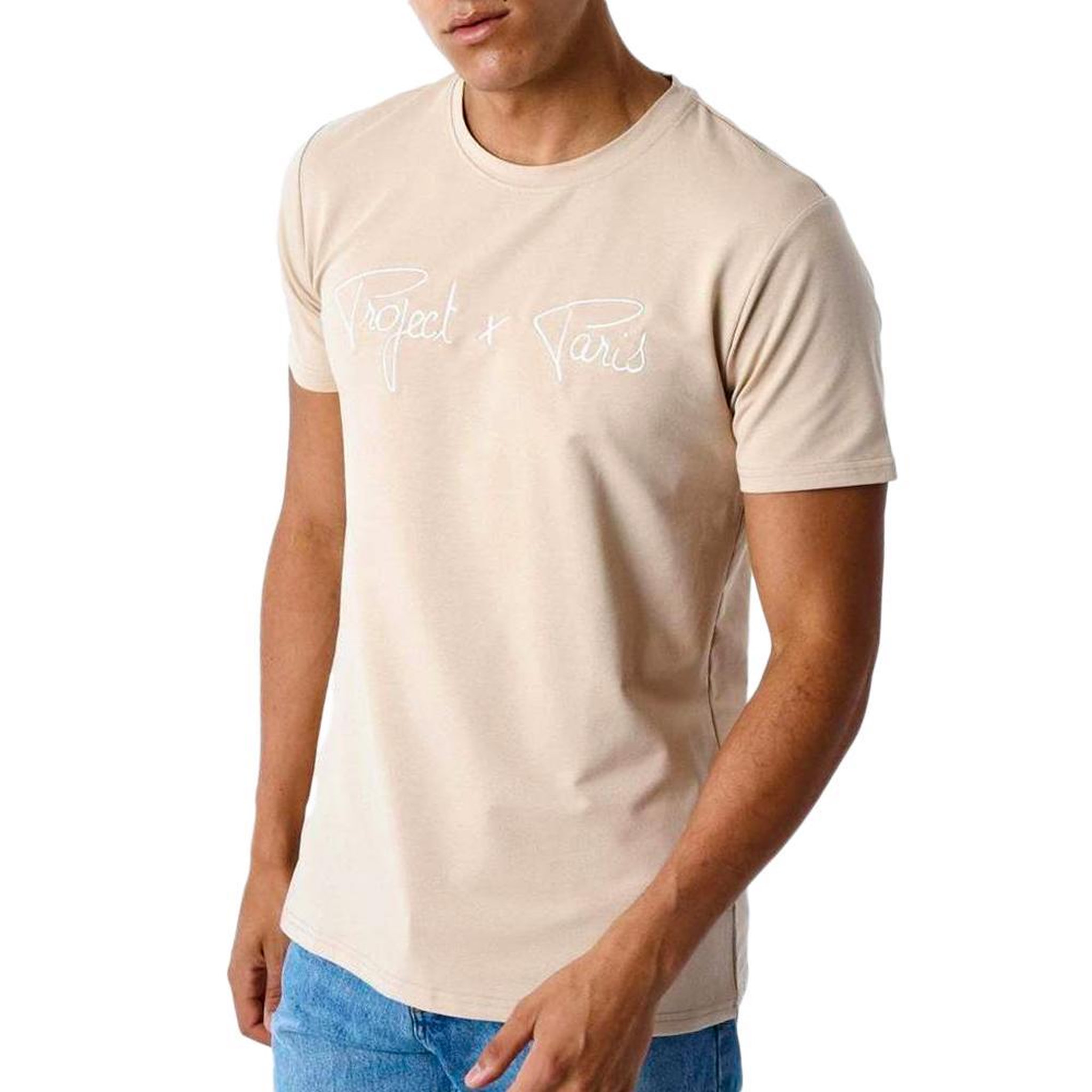 Project X T-Shirt Beige Homme Project X Paris. Coloris disponibles : Beige