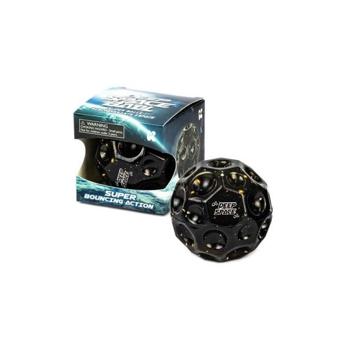 KEYCRAFT Super balle Keycraft rebondissante espace Noir