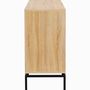 Voir la diapositive 6 : HOMIFAB Buffet 3 portes effet bois 160 cm - Talia