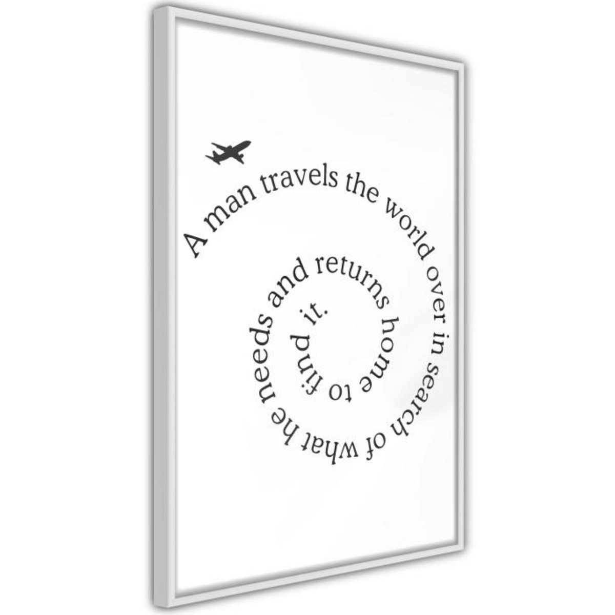 Paris Prix Affiche Murale Encadrée  Travel Broadens the Mind