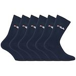 FILA Lot de 6 paires de chaussettes de ville homme Navy. Coloris disponibles : Bleu