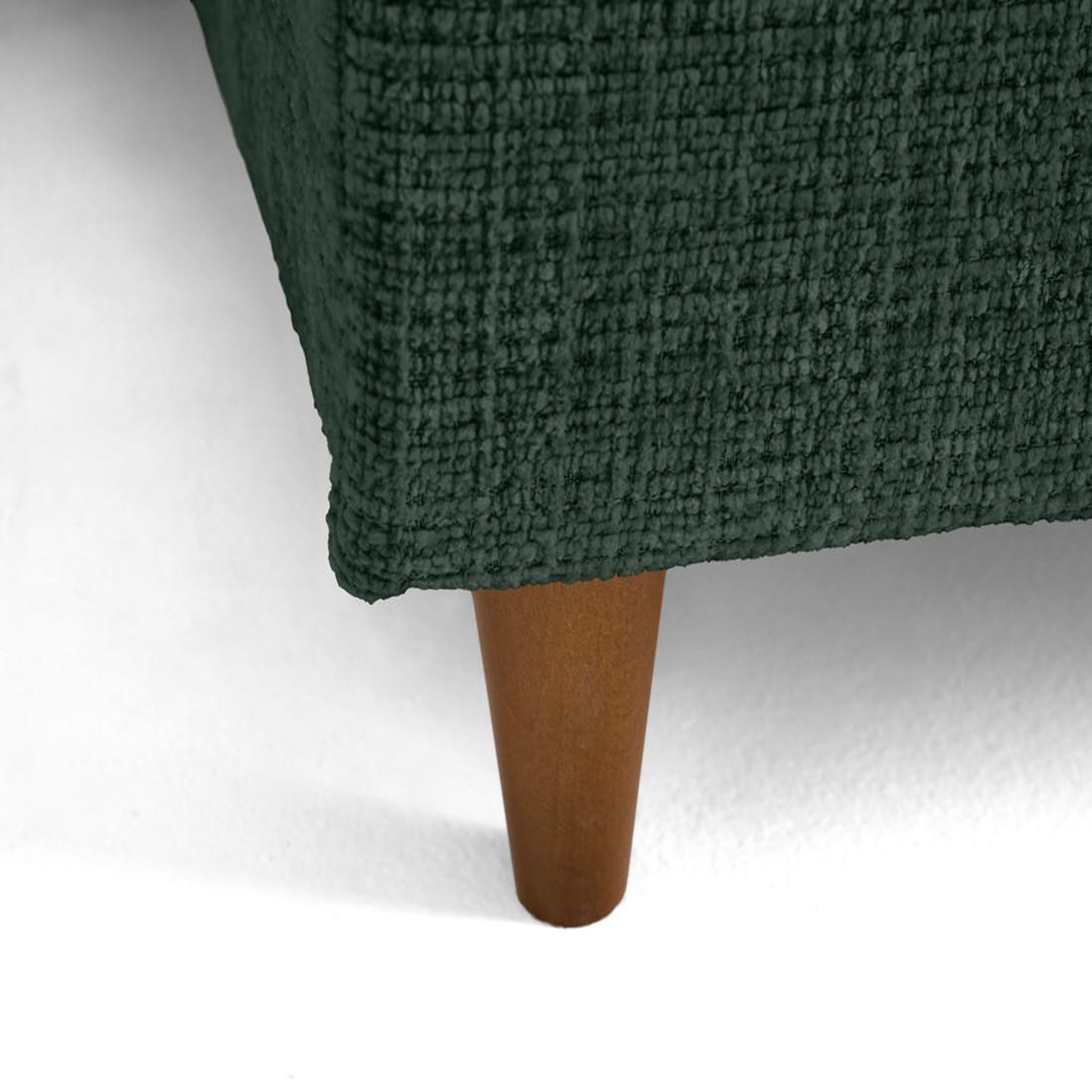 Voir la diapositive 4 : LISA DESIGN Anna - canapé d'angle droit 5 places convertible en velours texturé