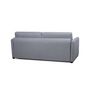 Voir la diapositive 4 : Canapé droit convertible système couchage express 3 places en tissu Gris clair ALICE