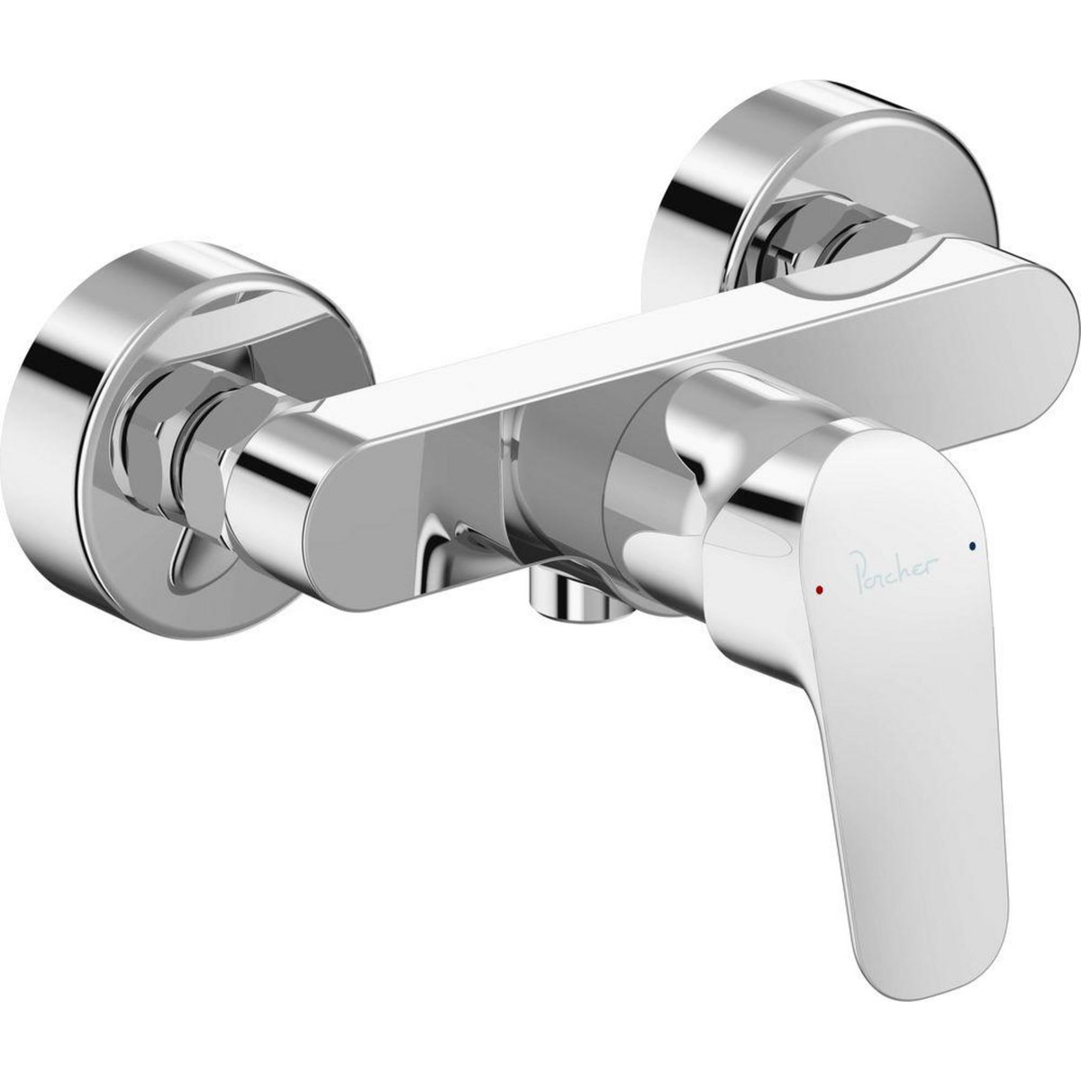 Porcher Mitigeur douche mural OKYRIS, 140 mm - chrome