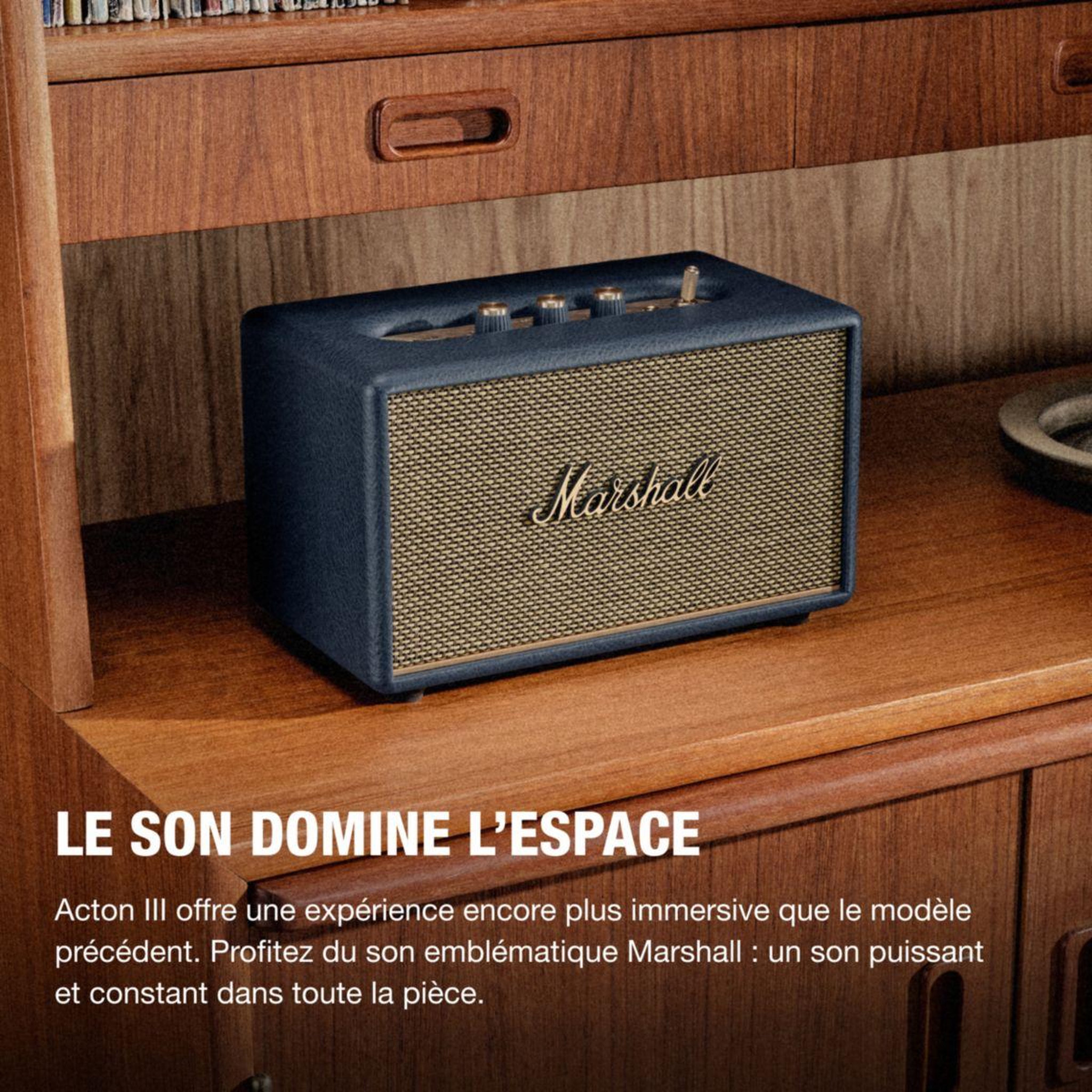 Voir la diapositive 2 : MARSHALL Enceinte résidentielle acton iii midnight