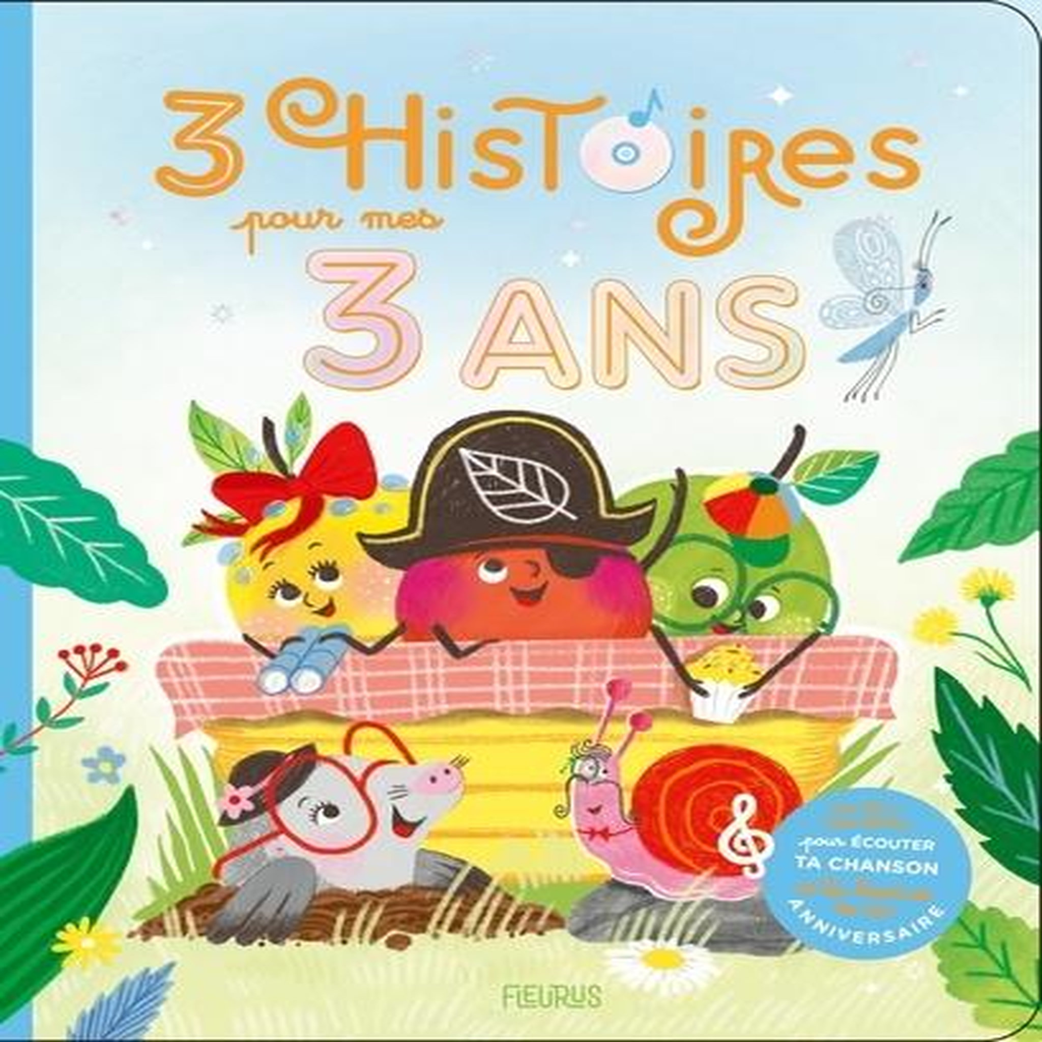 3 HISTOIRES POUR MES 3 ANS. AVEC 1 CD AUDIO, Maraval-Hutin Sophie