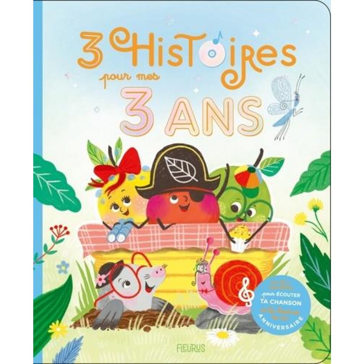 3 HISTOIRES POUR MES 3 ANS. AVEC 1 CD AUDIO, Maraval-Hutin Sophie