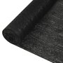 VIDAXL Filet brise-vue Noir 1x25 m PEHD 150 g/m²