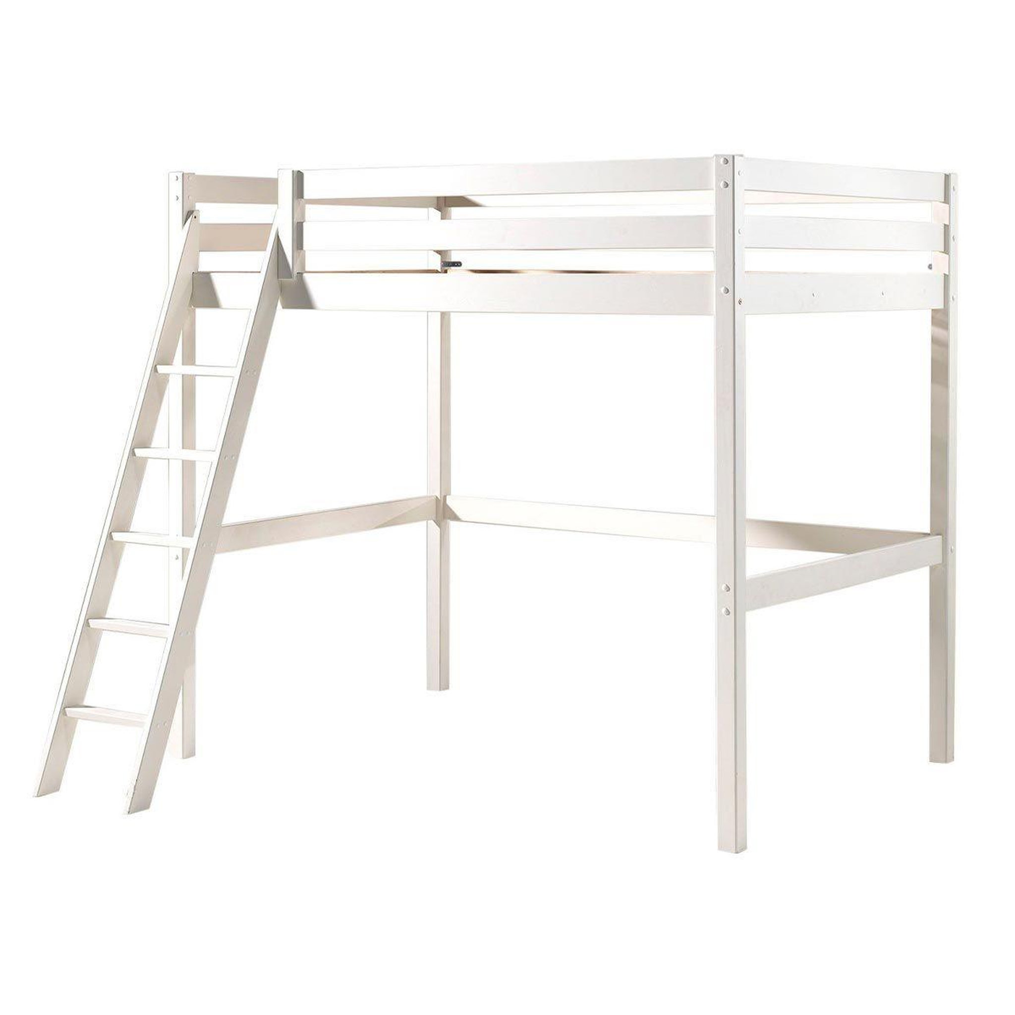 Voir la diapositive 3 : Paris Prix Pack - lit mezzanine enfant, commode & fauteuil-lit  pino  140x200cm blanc