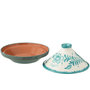 Voir la diapositive 2 : Paris Prix Plat à Tajine en Céramique  Granada  28cm Bleu Aqua