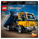LEGO Technic 42147 Le Camion à Benne Basculante, 2-en-1, Maquette Engin de Chantier à Jouet de Pelleteuse